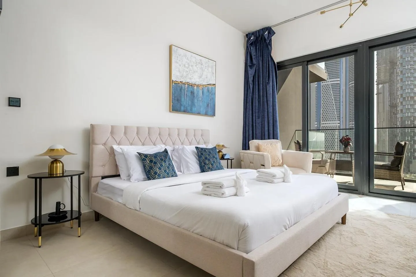 דובאי Business Bay Studio Binghatti Canal With Terrace 0*,